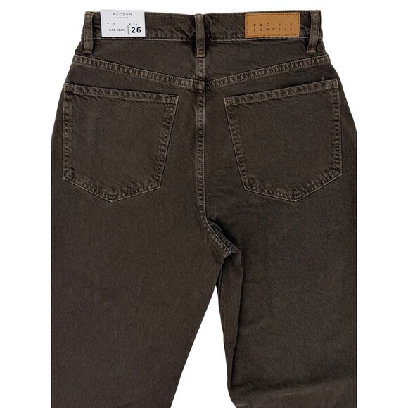 NWT PacSun Dad Jean Straight Leg Moss Green Jeans 26 | Skater Grunge Streetwear - Picture 8 of 16